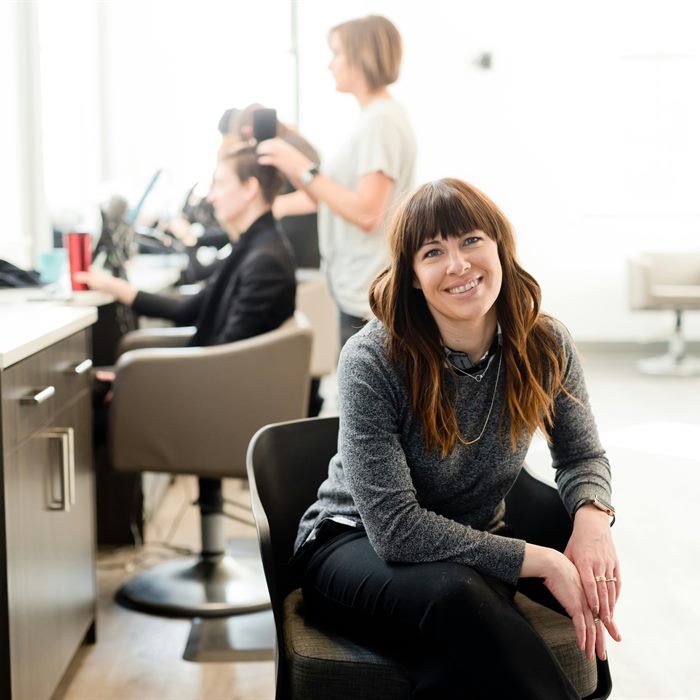 Michelle, owner of South Peninsula Cut